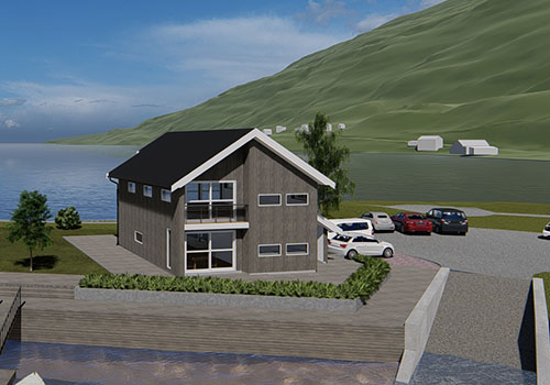 Konseptstudie – utleieenhet ved sjø
